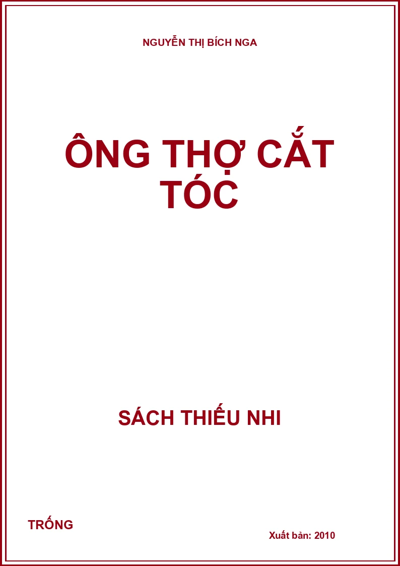 Ông thợ cắt tóc