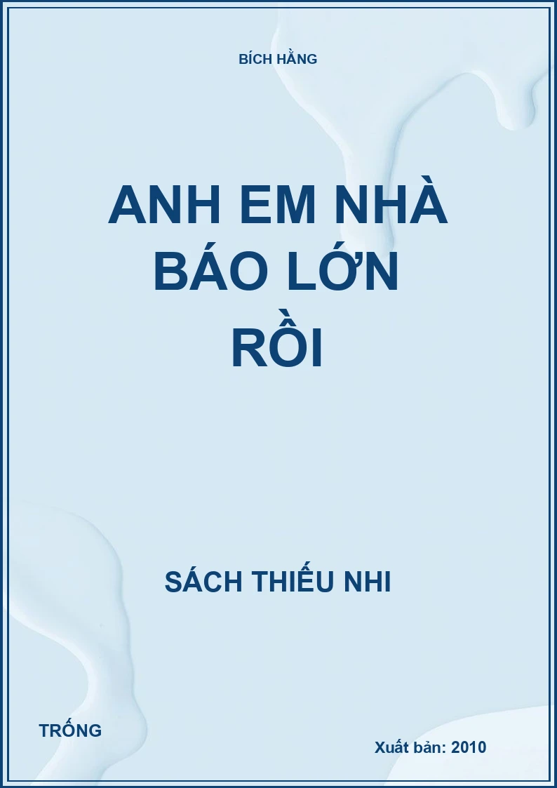 Anh em nhà báo lớn rồi
