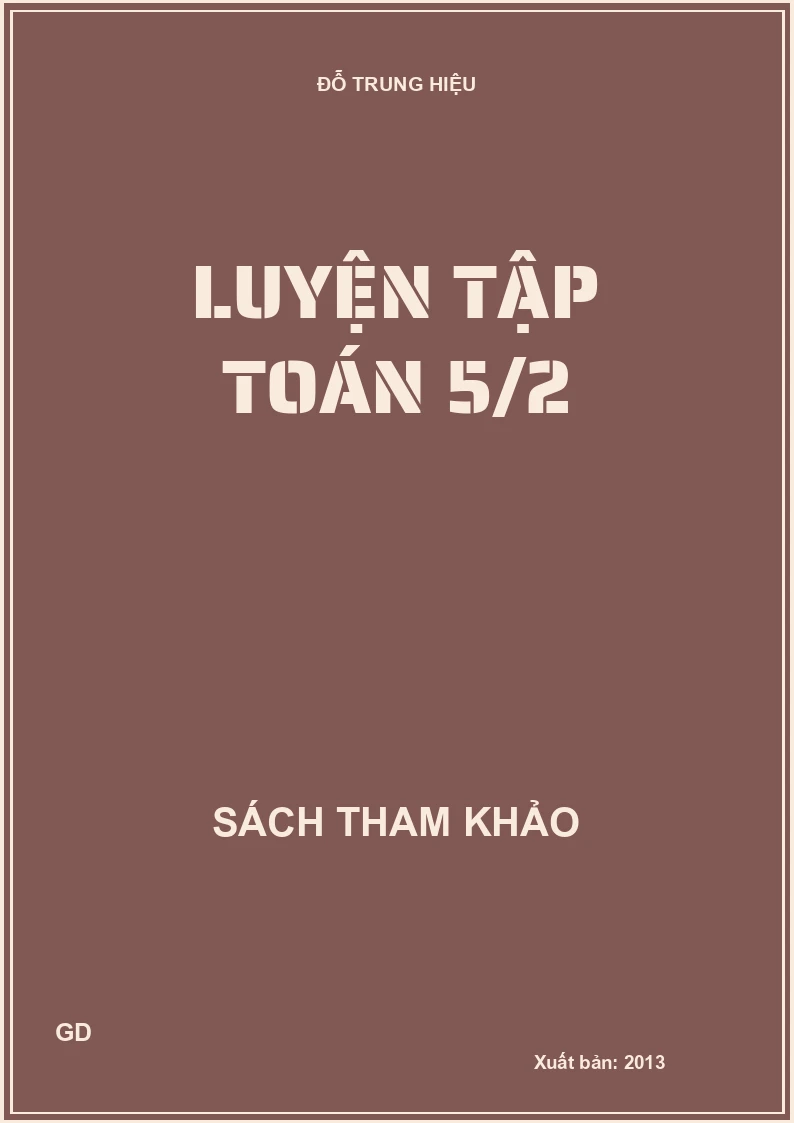 Luyện tập Toán 5/2