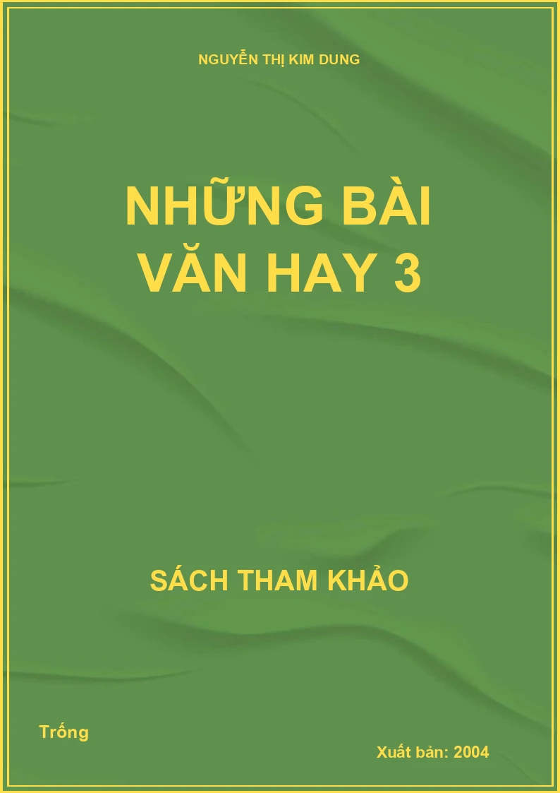 Những bài văn hay 3