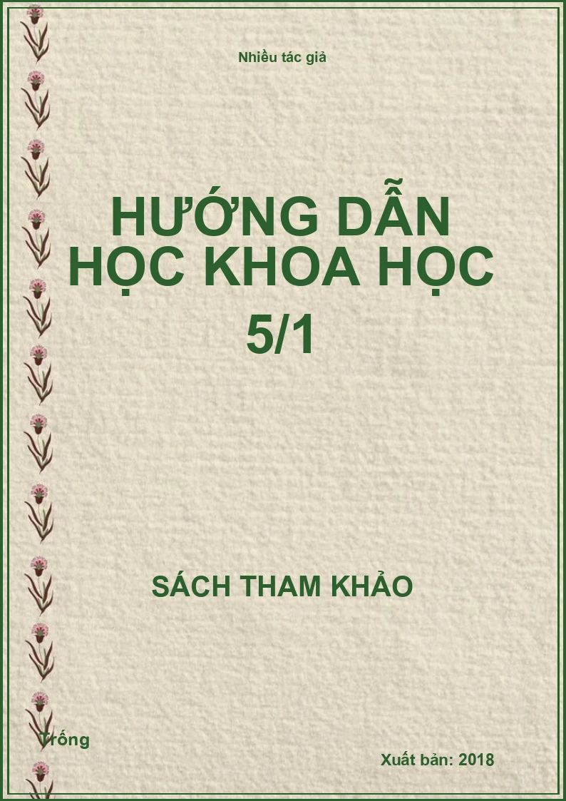 Hướng dẫn học Khoa học 5/1