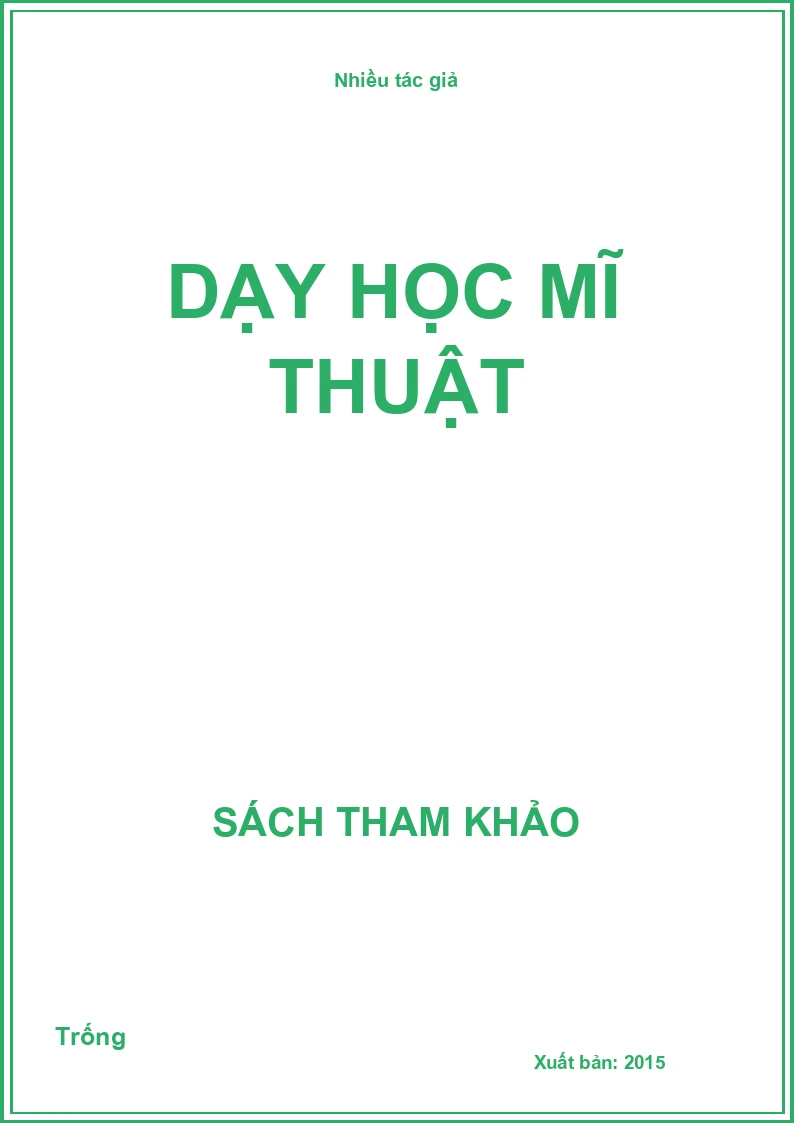 Dạy học mĩ thuật
