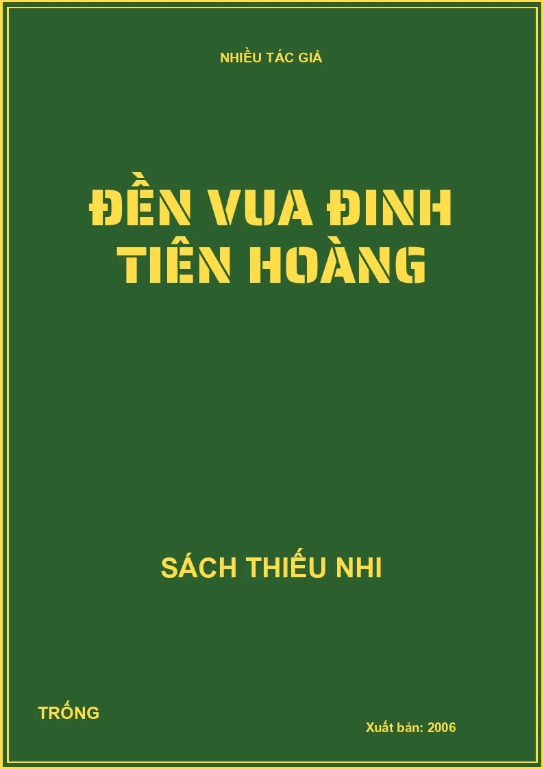 Đền vua Đinh Tiên Hoàng