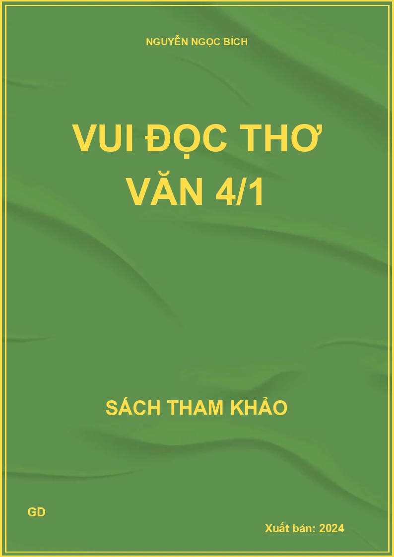 Vui đọc thơ văn 4/1