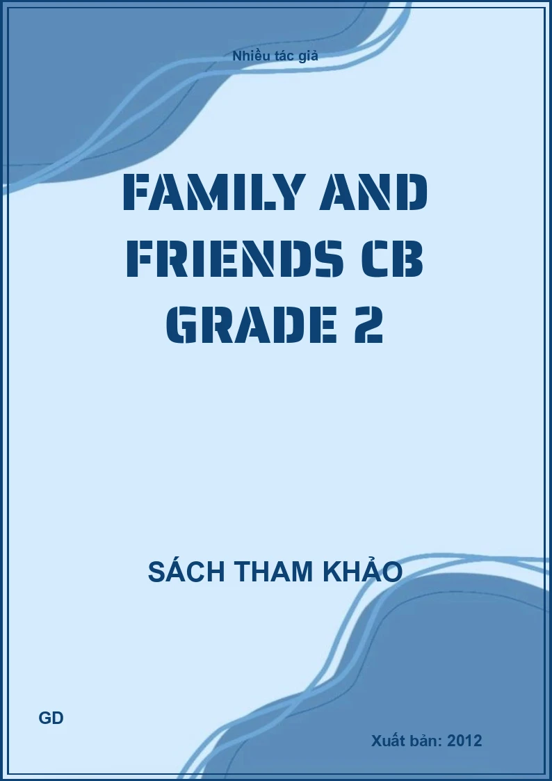 Family and Friends CB grade 2
