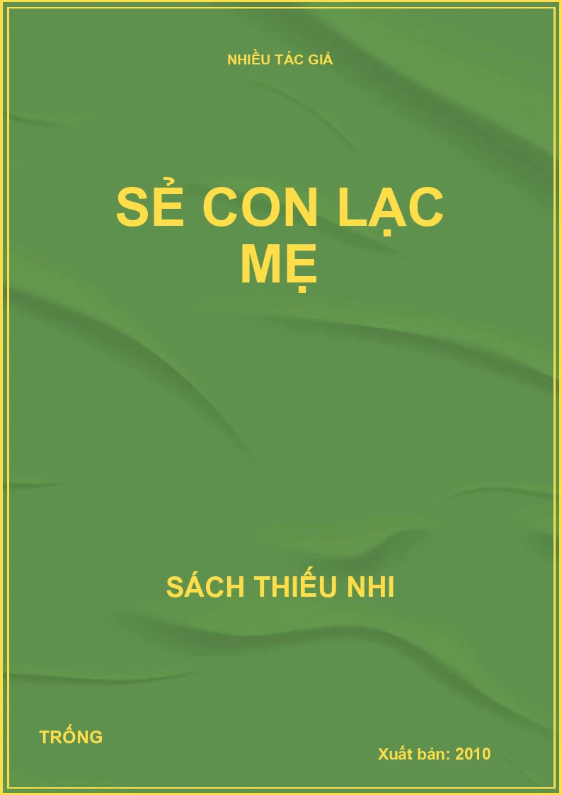 Sẻ con lạc mẹ