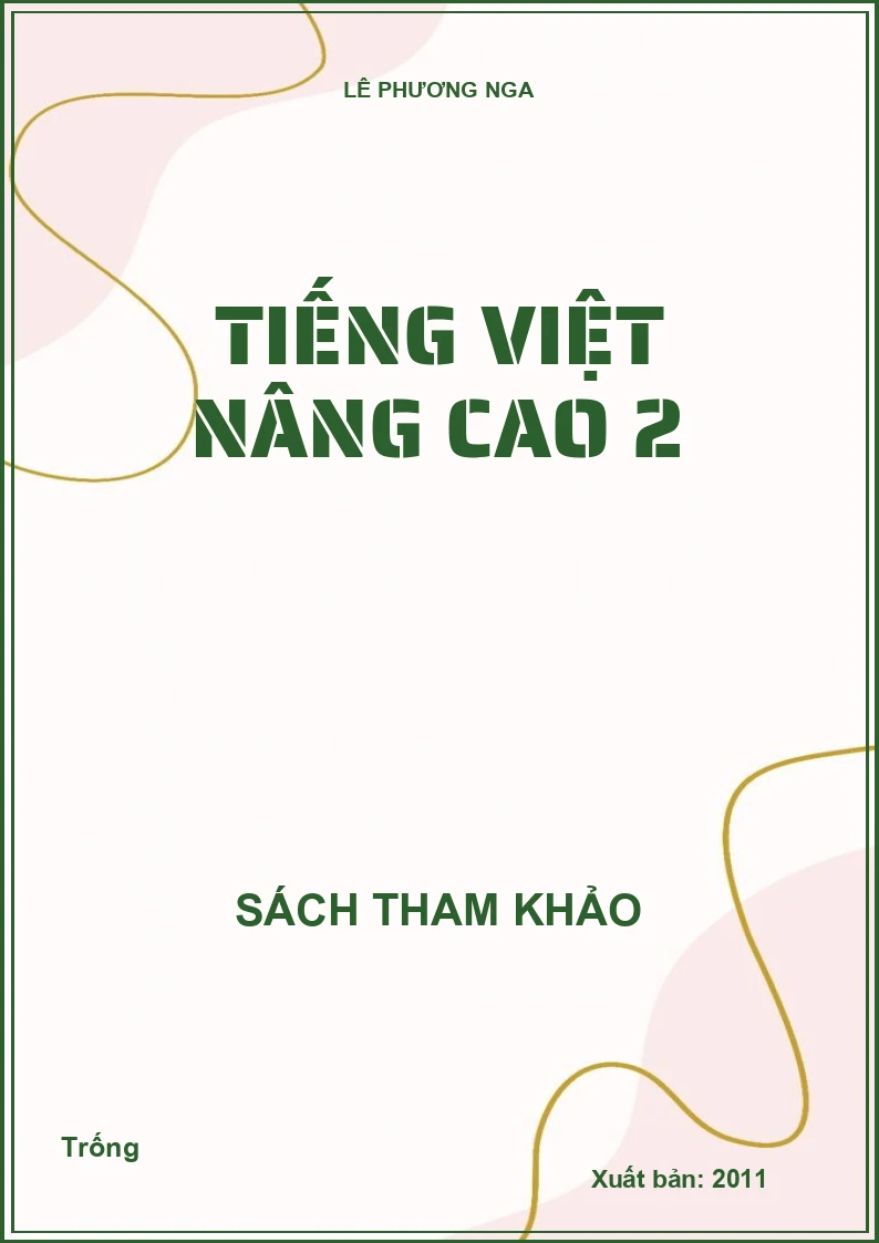 Tiếng Việt nâng cao 2