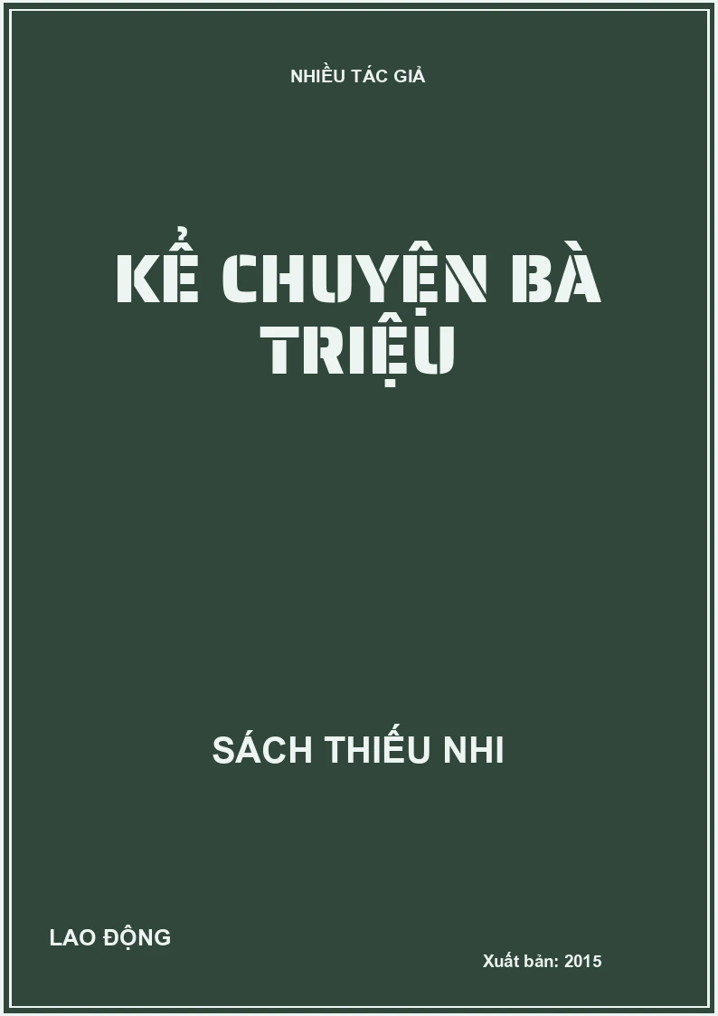 Kể chuyện Bà Triệu