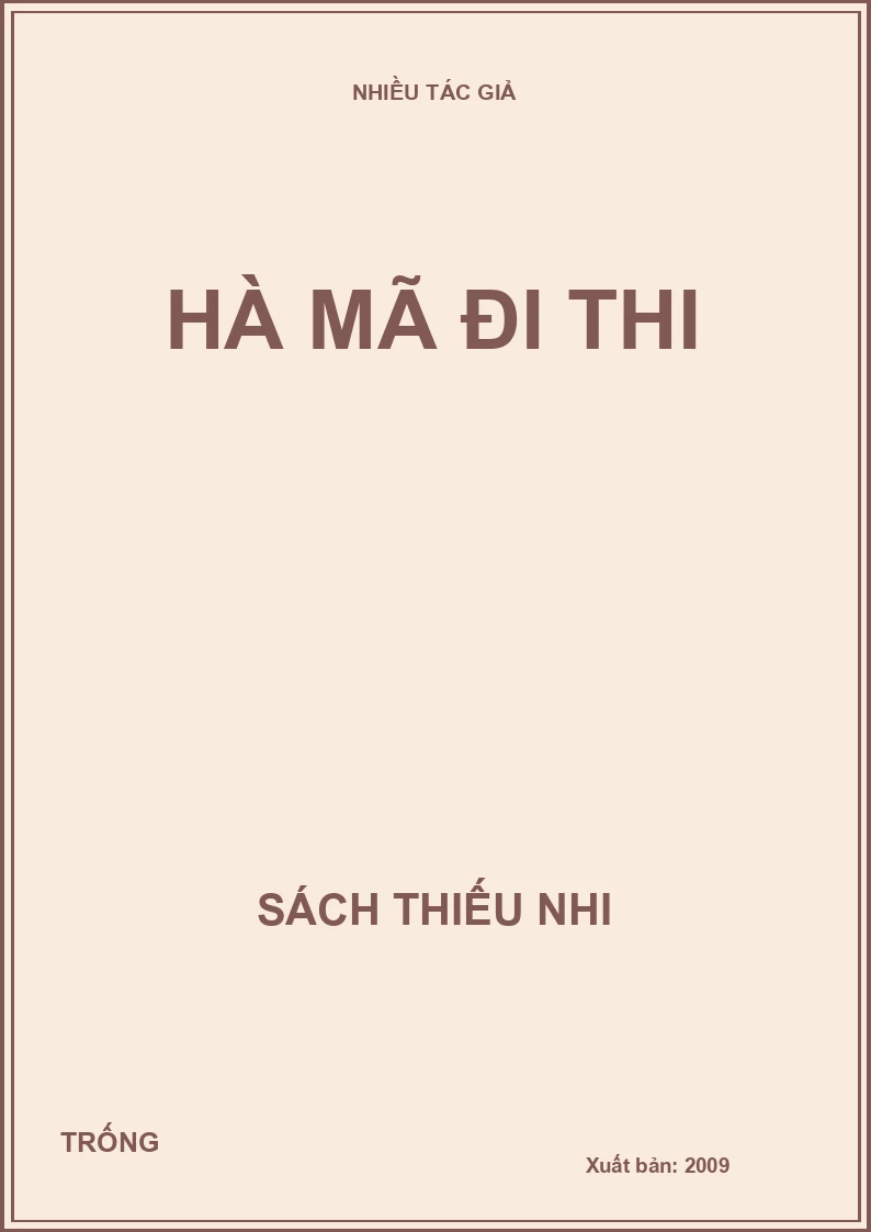 Hà Mã đi thi