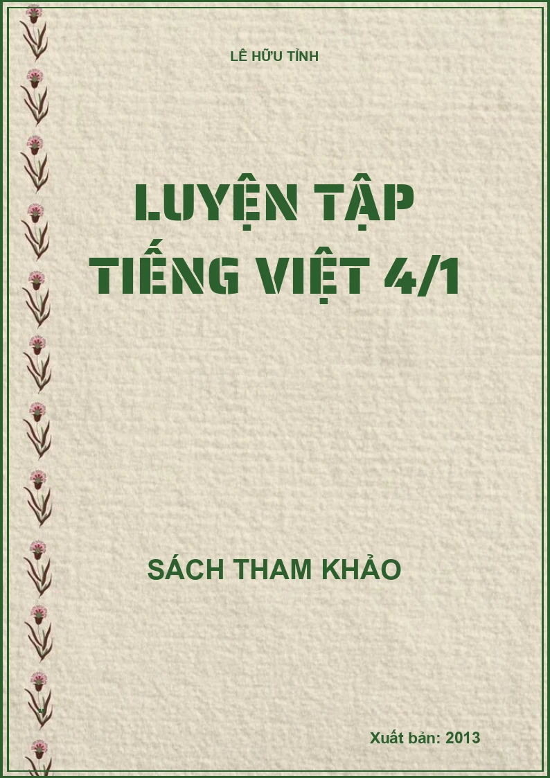 Luyện tập Tiếng Việt 4/1