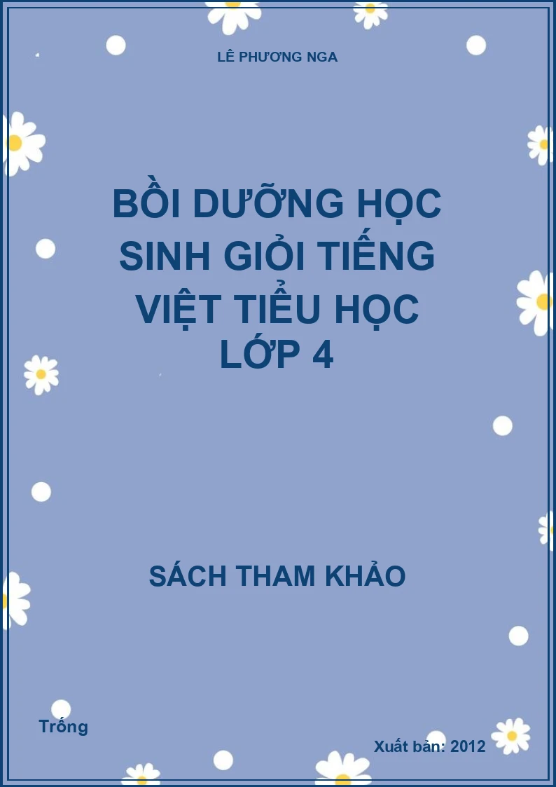 Bồi dưỡng học sinh giỏi Tiếng Việt Tiểu học lớp 4