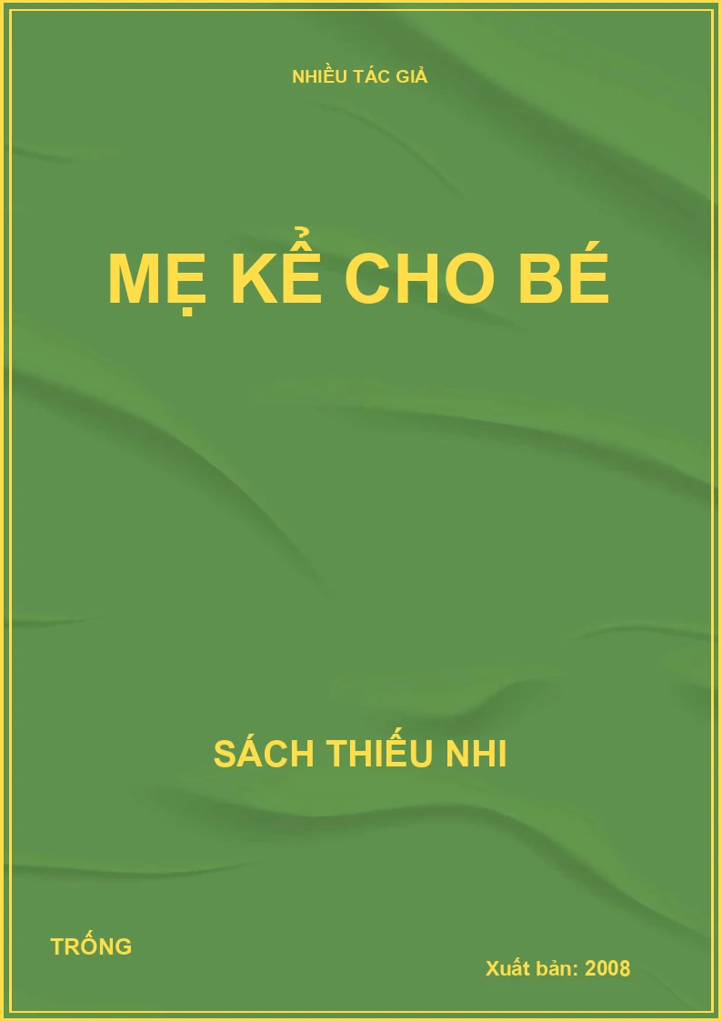 Mẹ kể cho bé