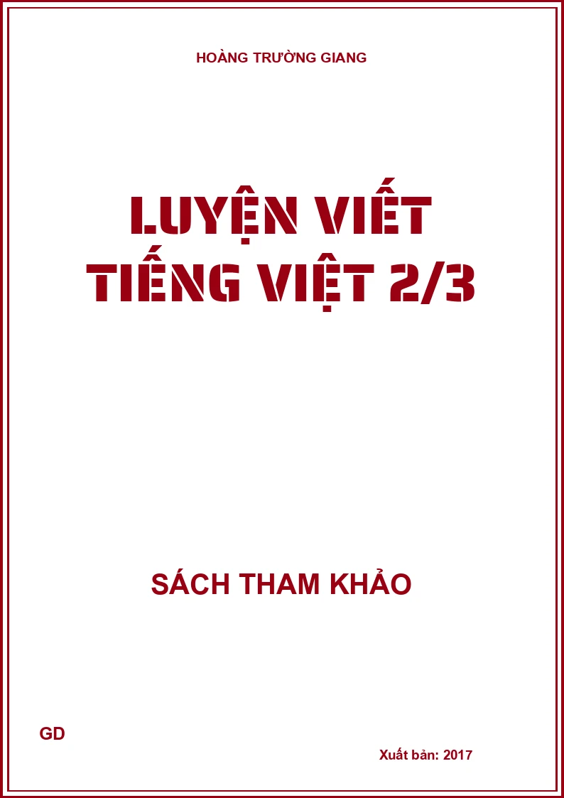 Luyện viết Tiếng Việt 2/3