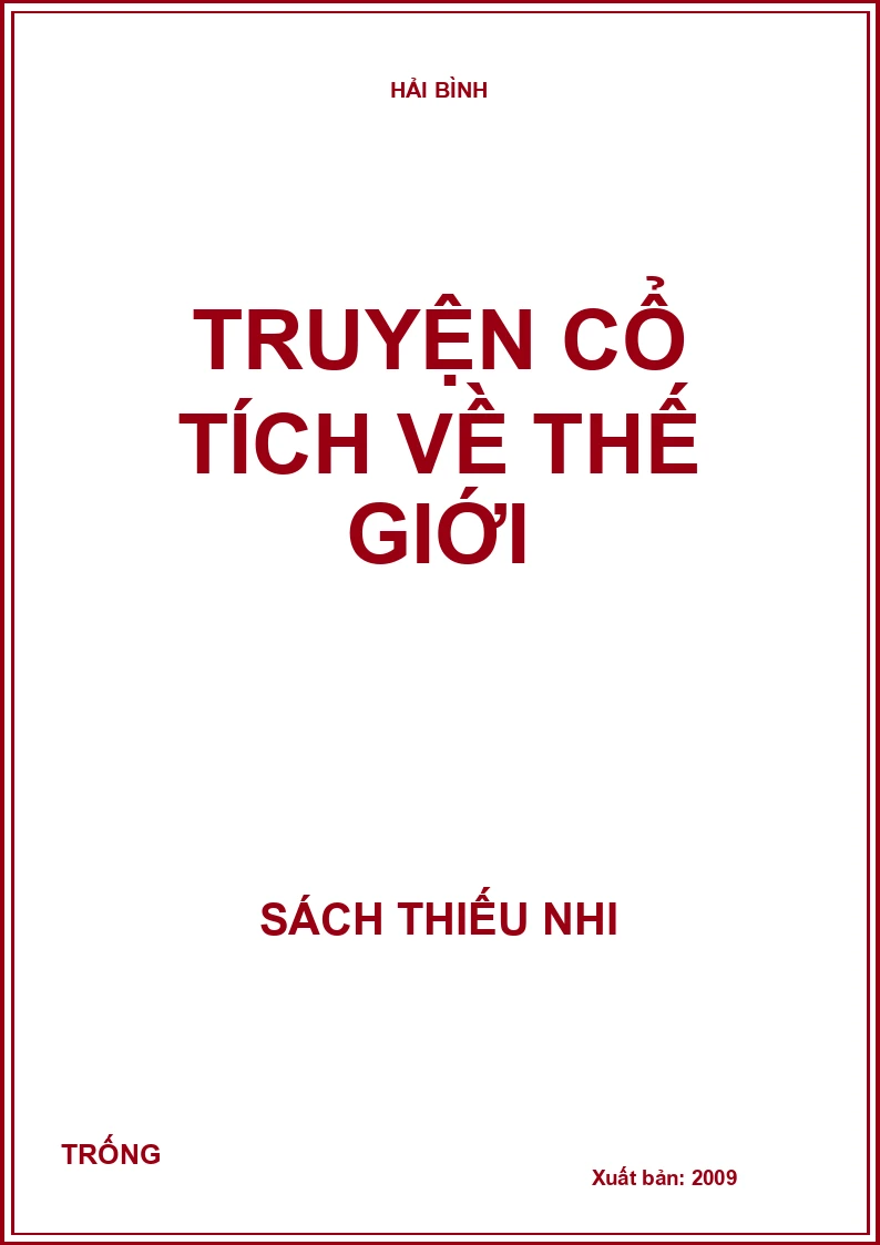 Truyện cổ tích về thế giới