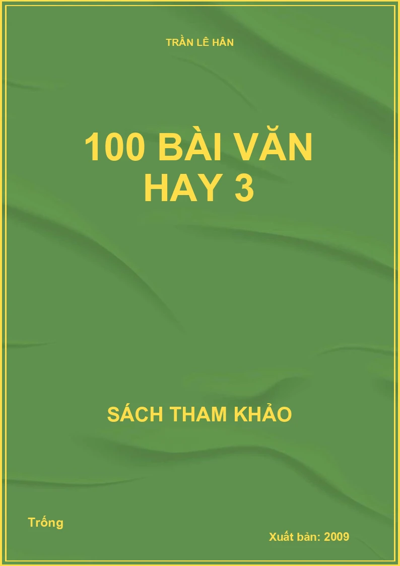 100 bài văn hay 3