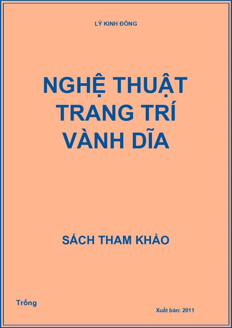 Nghệ thuật trang trí vành dĩa
