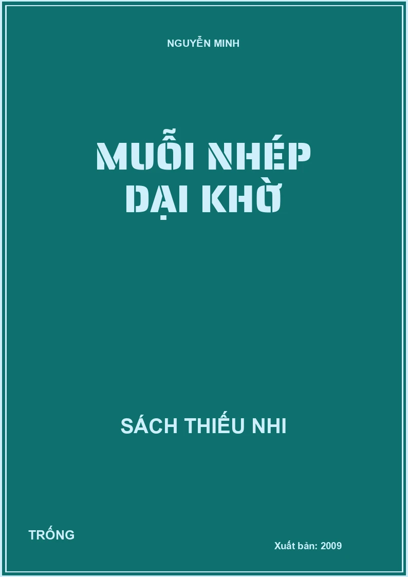 Muỗi nhép dại khờ