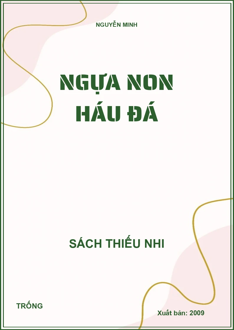 Ngựa non háu đá
