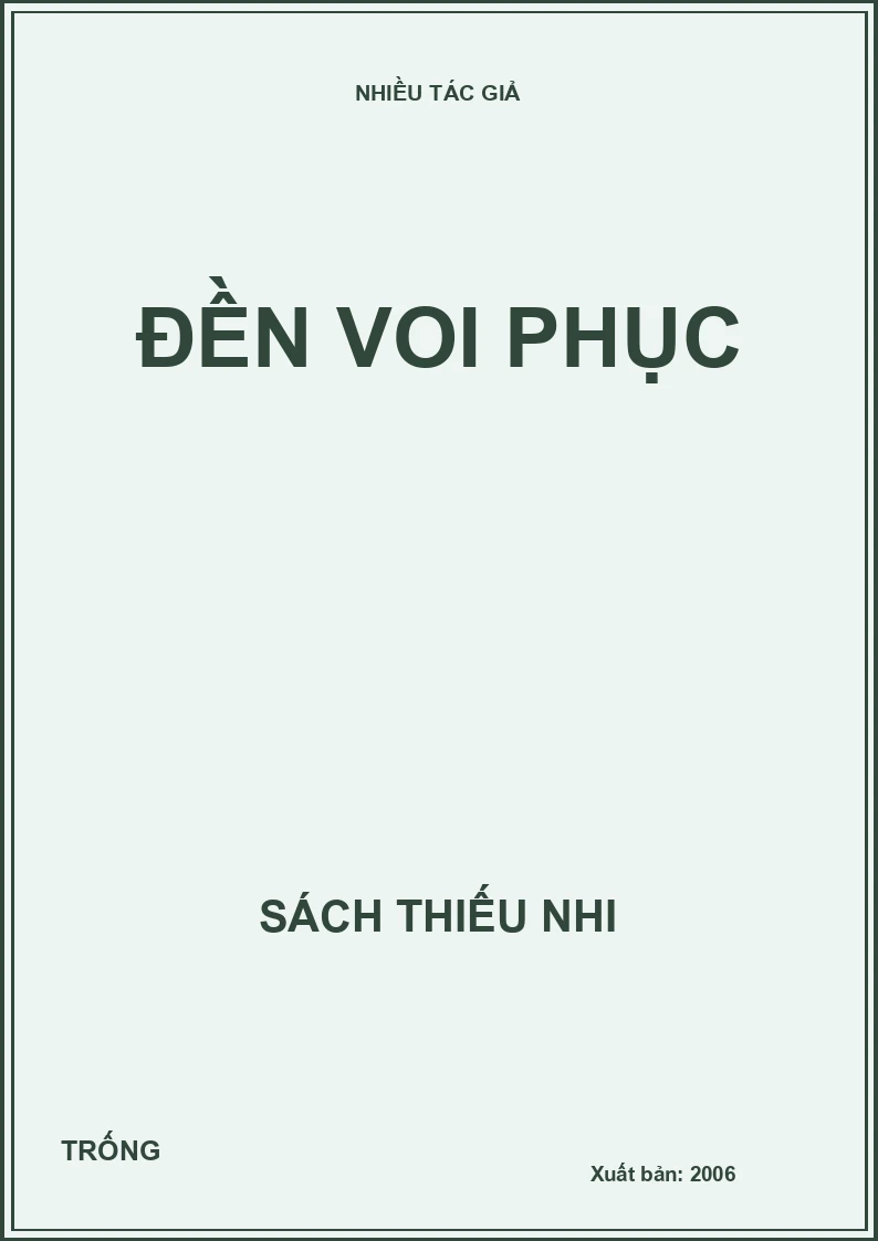 Đền voi phục