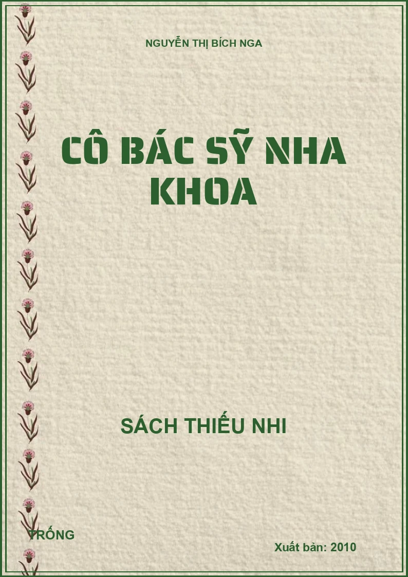 Cô bác sỹ nha khoa