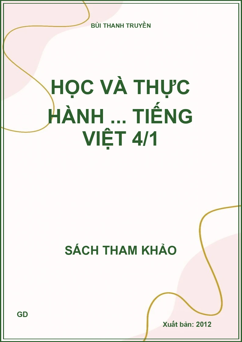 Học và thực hành ... Tiếng Việt 4/1
