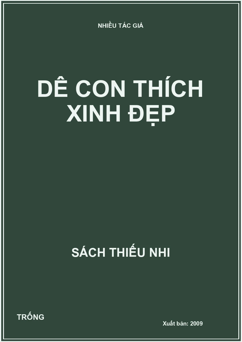 Dê con thích xinh đẹp