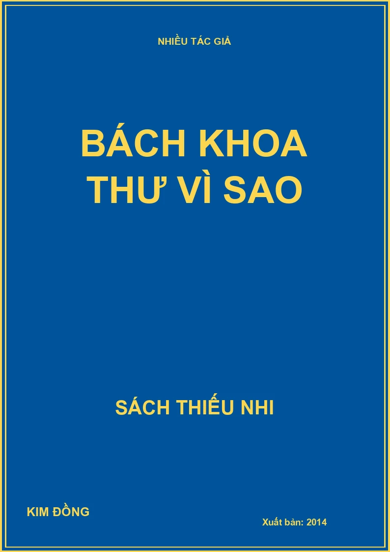 Bách khoa thư vì sao