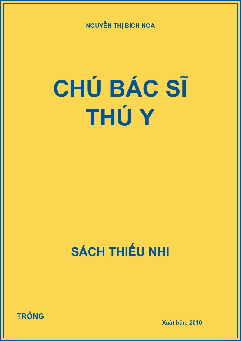 Chú bác sĩ thú y