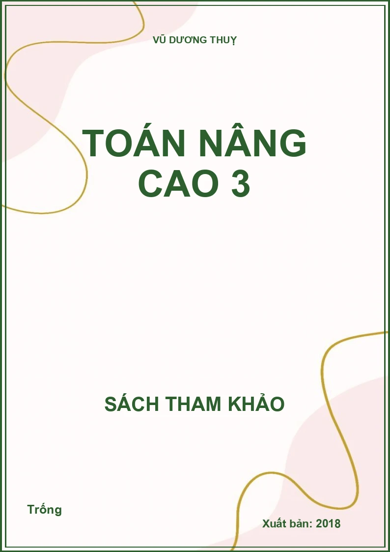 Toán nâng cao 3
