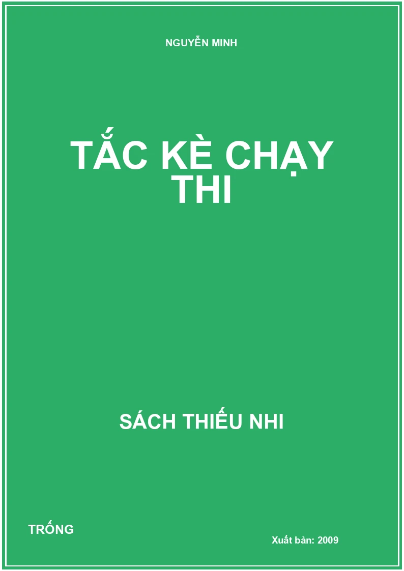 Tắc kè chạy thi