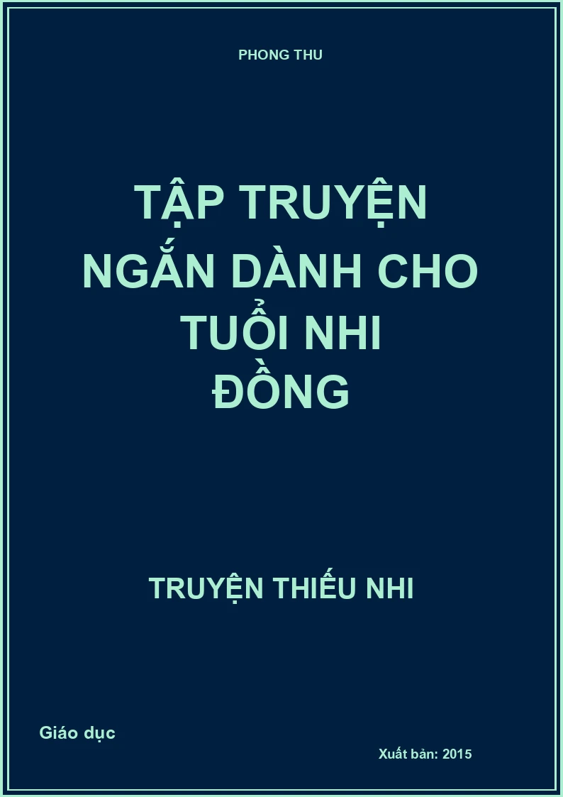 Tập truyện ngắn dành cho tuổi nhi đồng