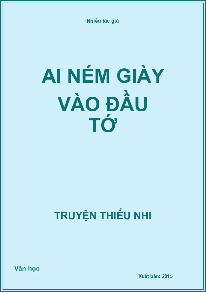 Ai ném giày vào đầu tớ