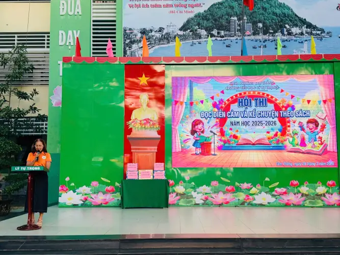 RỘN RÀNG HỘI THI “KỂ CHUYỆN VÀ ĐỌC DIỄN CẢM” THEO SÁCH CẤP TRƯỜNG – KHI NHỮNG TRANG SÁCH CẤT LÊN TIẾNG NÓI