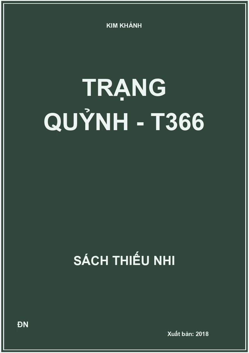 Trạng Quỷnh - T366