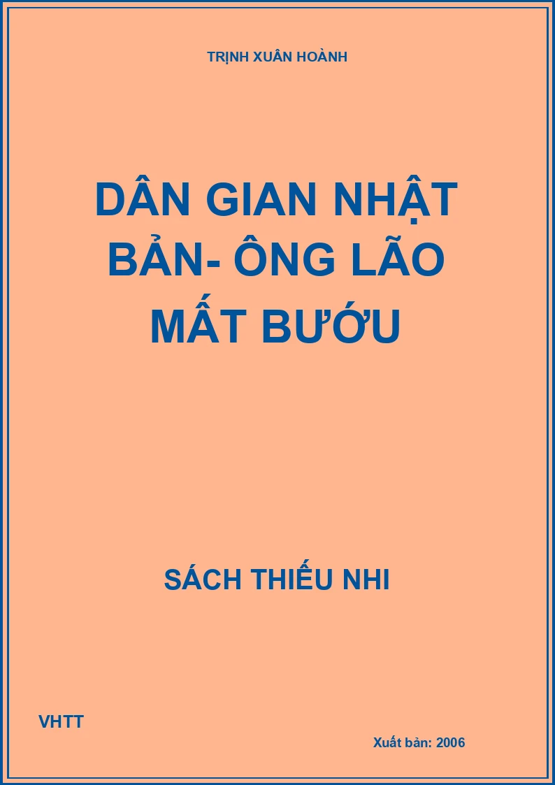 Dân gian Nhật Bản – Ông lão mất bướu