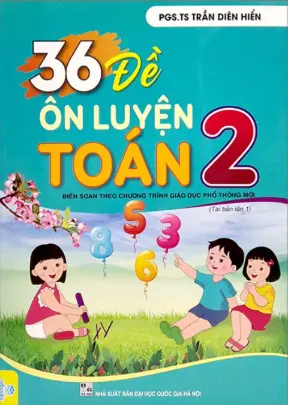 36 đề ôn luyện Toán lớp 2
