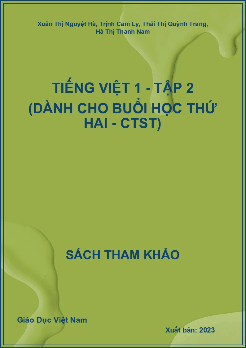 Tiếng Việt 1 - Tập 2 (dành cho buổi học thứ hai - CTST)