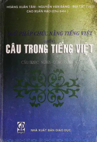 Ngữ pháp chức năng TV. Câu trong TV