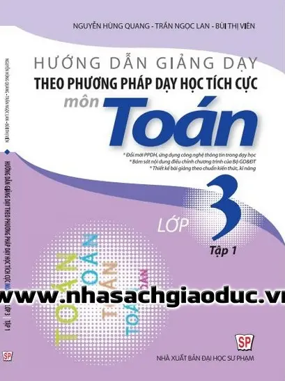 Hướng dẫn giảng dạy theo pp dạy học tích cực môn toán l3 T1
