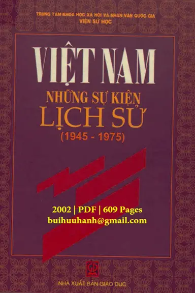 Việt Nam những sự kiện lịch sử 1945-1975