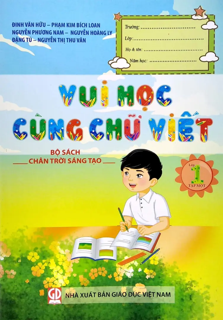 Vui học cùng chữ viết lớp 1, tập 1