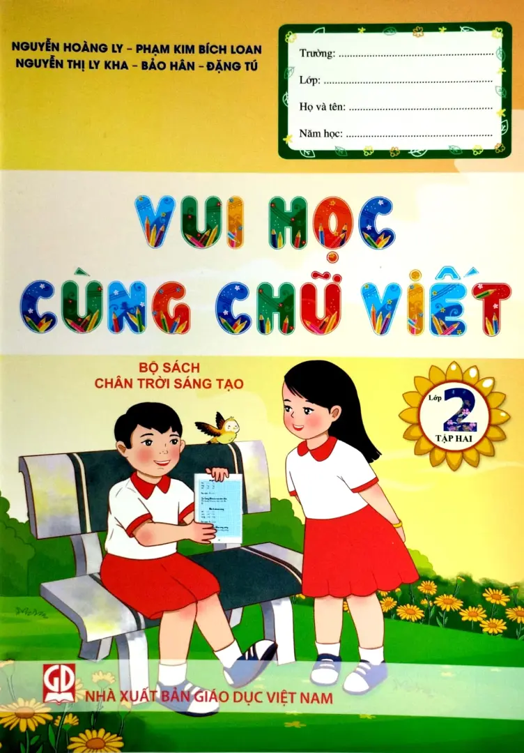 Vui học cùng chữ viết lớp 2 tập 2
