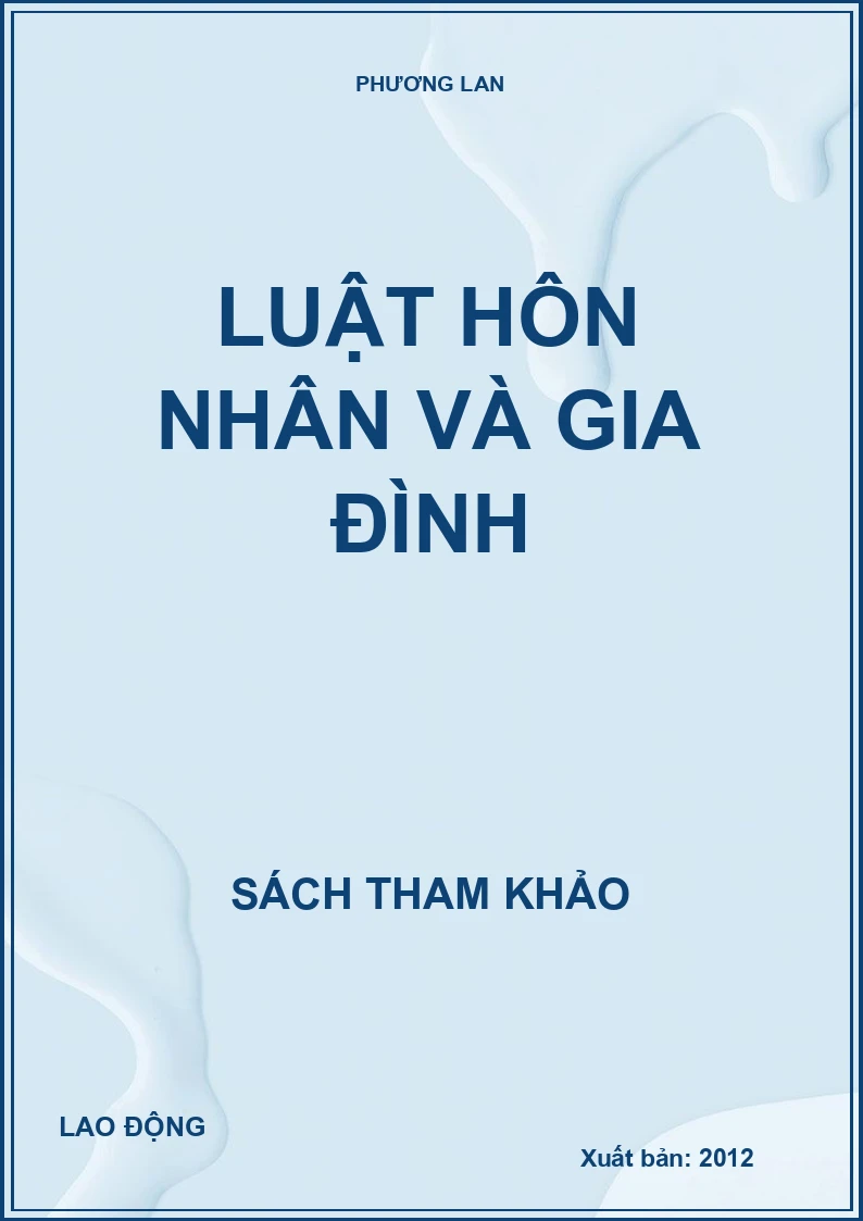 Luật hôn nhân và gia đình