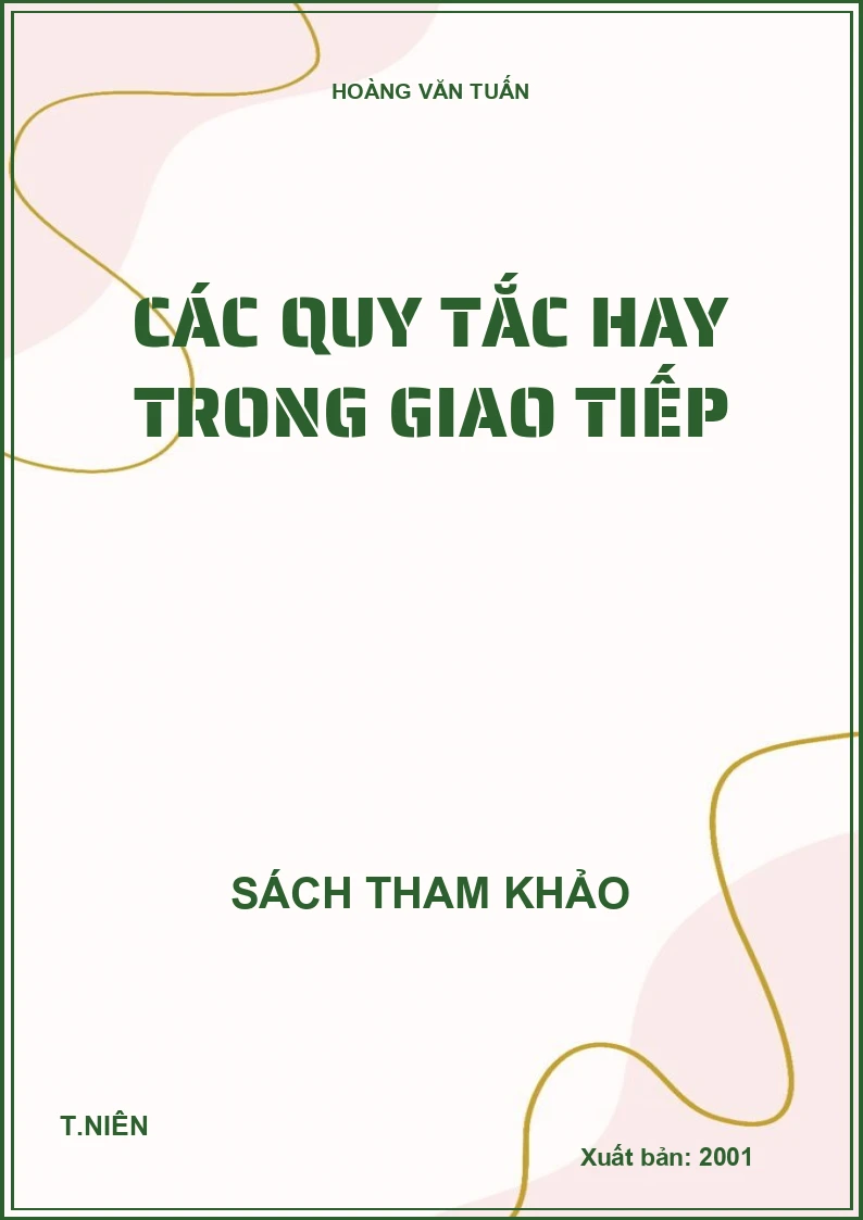 Các quy tắc hay trong giao tiếp
