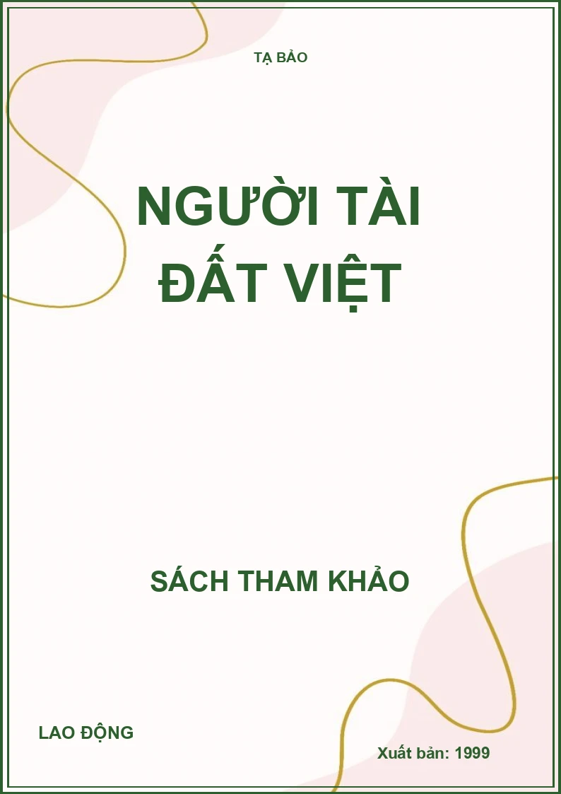 Người tài đất Việt