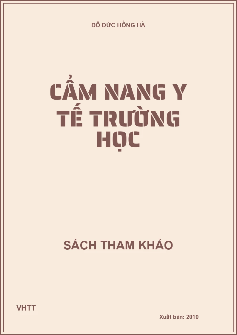 Cẩm nang y tế trường học