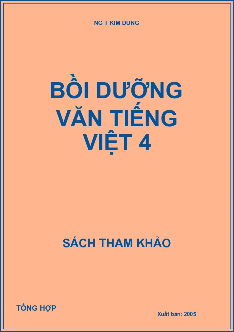 Bồi dưỡng văn tiếng việt 4