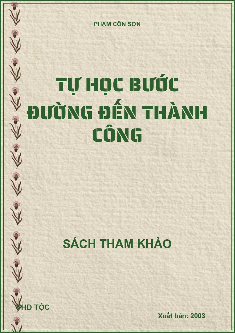 Tự học bước đường đến thành công