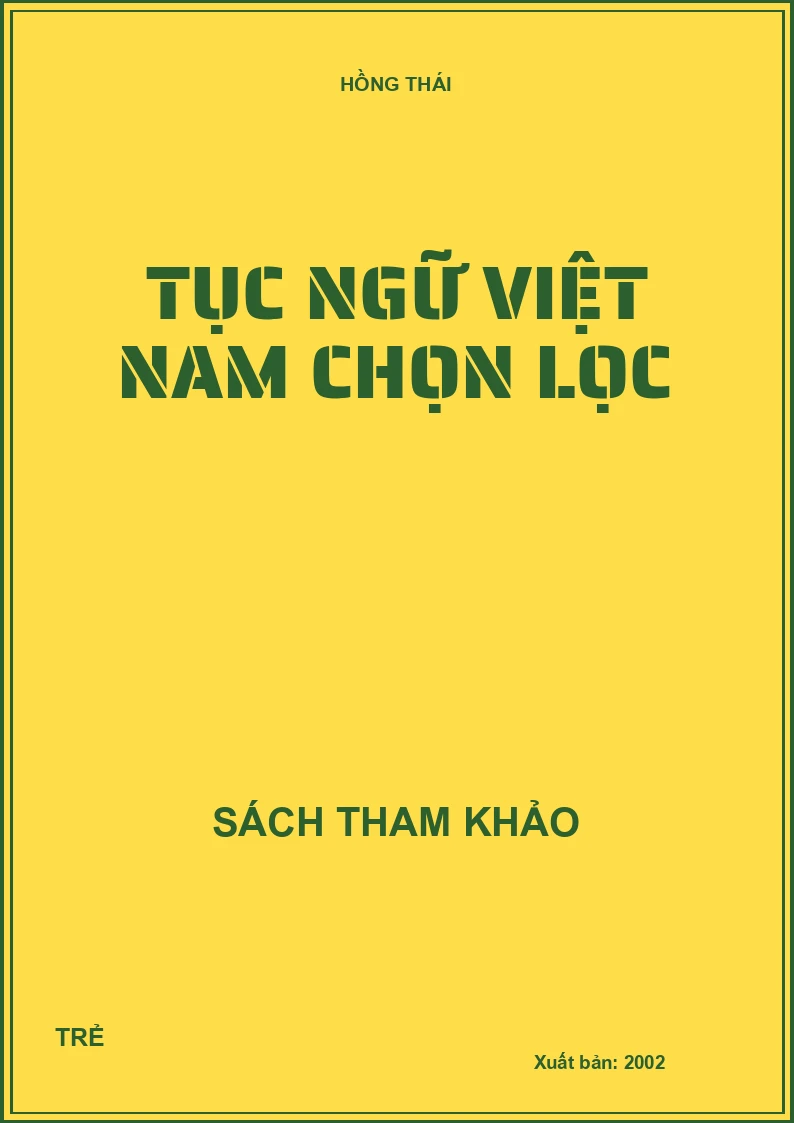 Tục ngữ Việt Nam chọn lọc