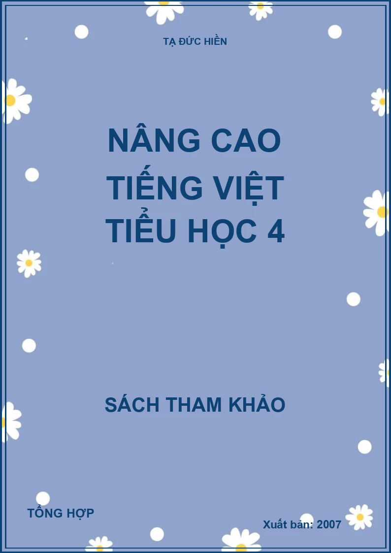 Nâng cao Tiếng Việt tiểu học 4